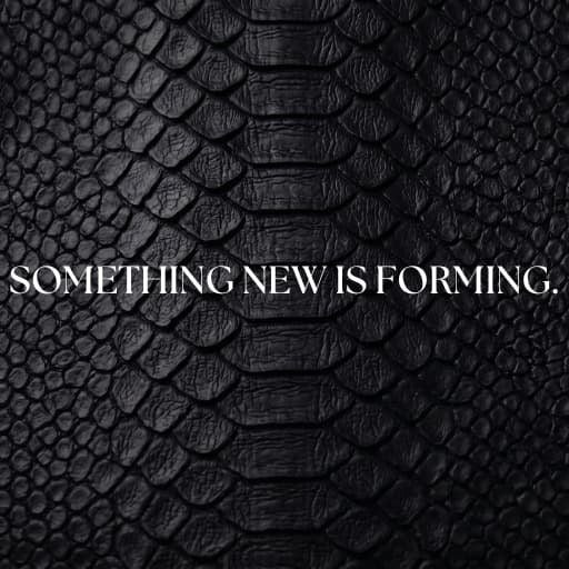 Something new is forming